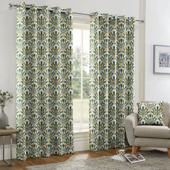 Monza Green Made to Measure Curtains