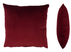 Opulence Burgundy Velvet Cushion (50cm x 50cm)