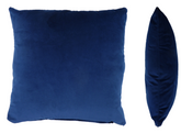 Opulence Royal Blue Velvet Cushion (50cm x 50cm)
