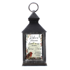 Personalised Robin Black Lantern