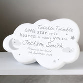 Personalised Resin Memorial Cloud