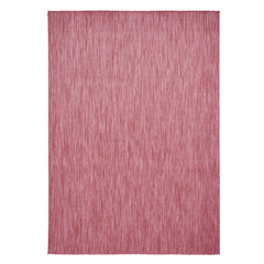 POP Outdoor Red Flat Weave Plain Rug