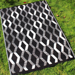 Rico Black Outdoor Rug
