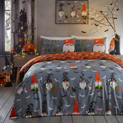Scary Gonks Glow in the Dark Grey Reversible Duvet Set