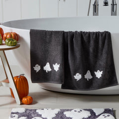 Spooky Ghosts Cotton Hand Towel 2pk