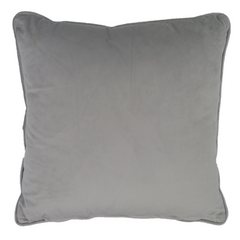 San Remo Purple Velvet Geometric Cushion Cover (45cm x 45cm)