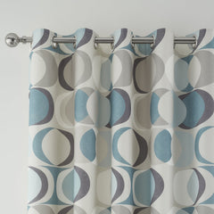 Sander Duck Egg Blue Eyelet Curtains