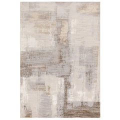 Stellar ST07 Abstract Grey Rug