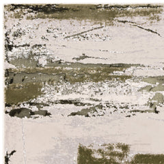 Stellar ST08 Abstract Green Rug