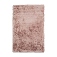 Super Teddy Rose Pink Shaggy Rug