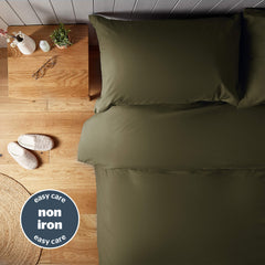 Silentnight Supersoft Olive Green Duvet Set