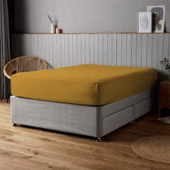 Silentnight Supersoft Ochre Fitted Sheet