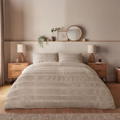 Silentnight Supersoft Textured Duvet Set