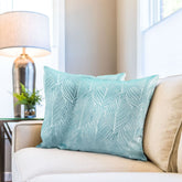 Twilight Duck Egg Velvet Cushion Covers (Pair)