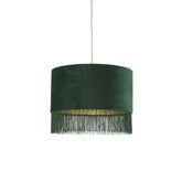 Velvet Fringe Emerald Green Light Shade