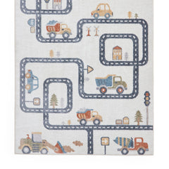 Vida Kids Road Map Recycled Rug