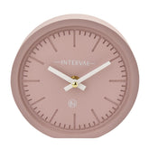 Interval Minimalist Pink Desk Clock