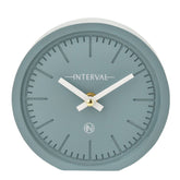 Interval Minimalist Teal Desk Clock