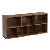 Retro 7-Cube Bookcase Storage Unit