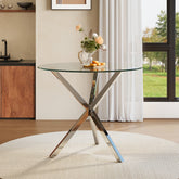 Round Tempered Glass Coffee Table