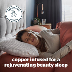 Silentnight Wellbeing Copper Infused Pillow - Medium Support