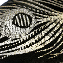 Laurence Llewelyn-Bowen Dandy Black Filled Cushion (30cm x 50cm)