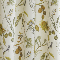Grove Fennel Green Pencil Pleat Curtains