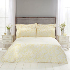 Lottie Lemon Luxury Cotton Rich Jacquard Duvet Cover