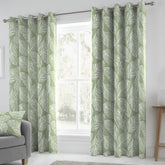 Matteo Green Eyelet Curtains