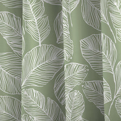 Matteo Green Eyelet Curtains