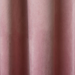 Montrose Blush Pink Velvet Blackout Thermal Coated Eyelet Curtains