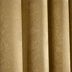 Strata Ochre Yellow Dim Out Eyelet Curtains