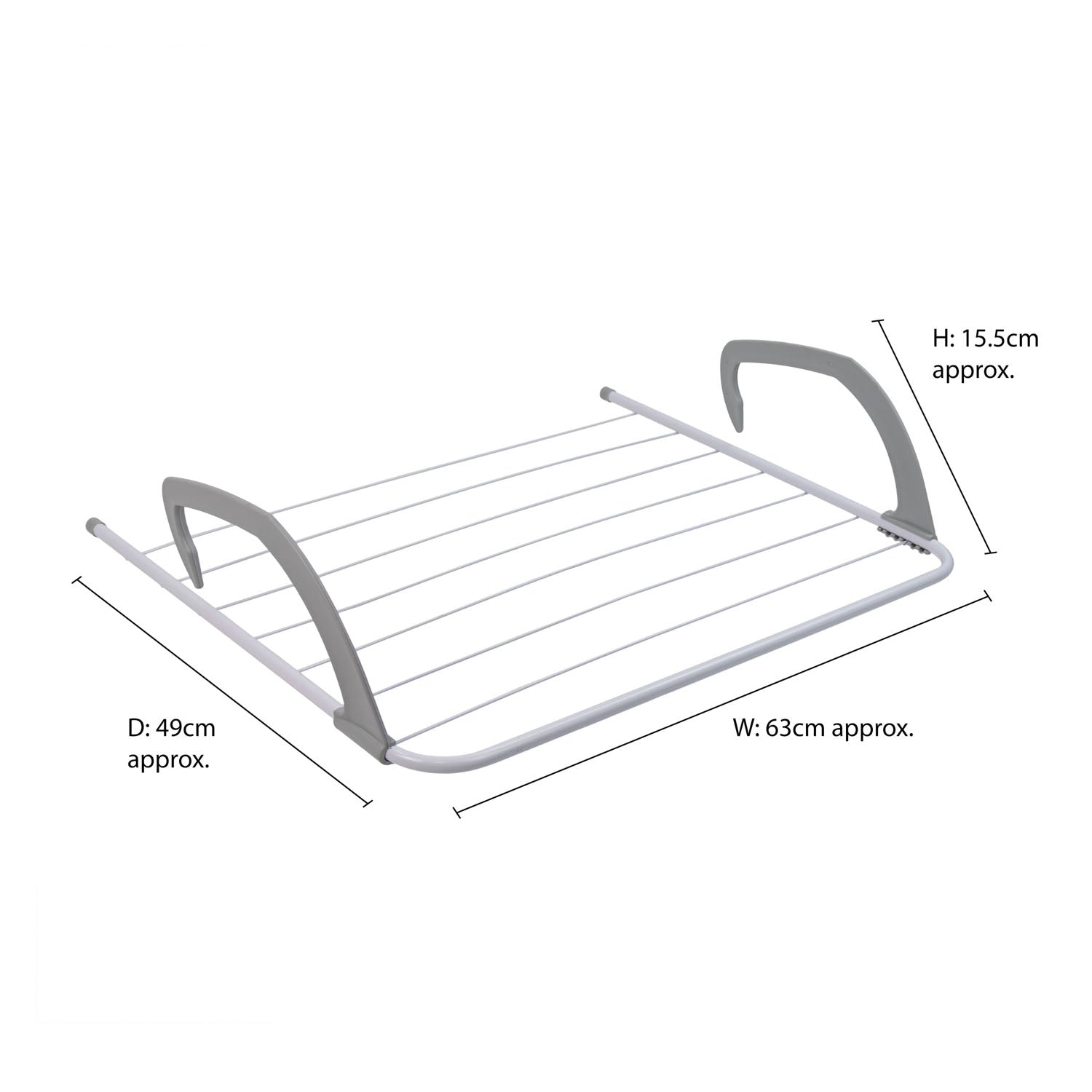 Over Door Radiator Clothes Drying Airer 6m (Pack of 2)