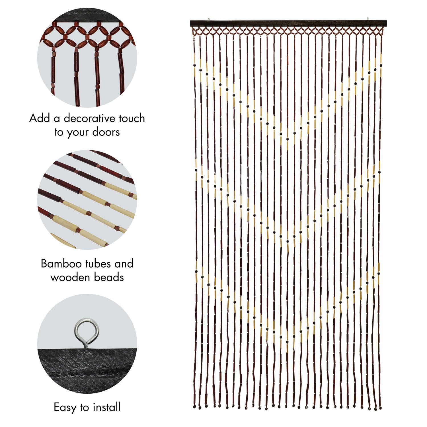Provence Chevron Door Curtain
