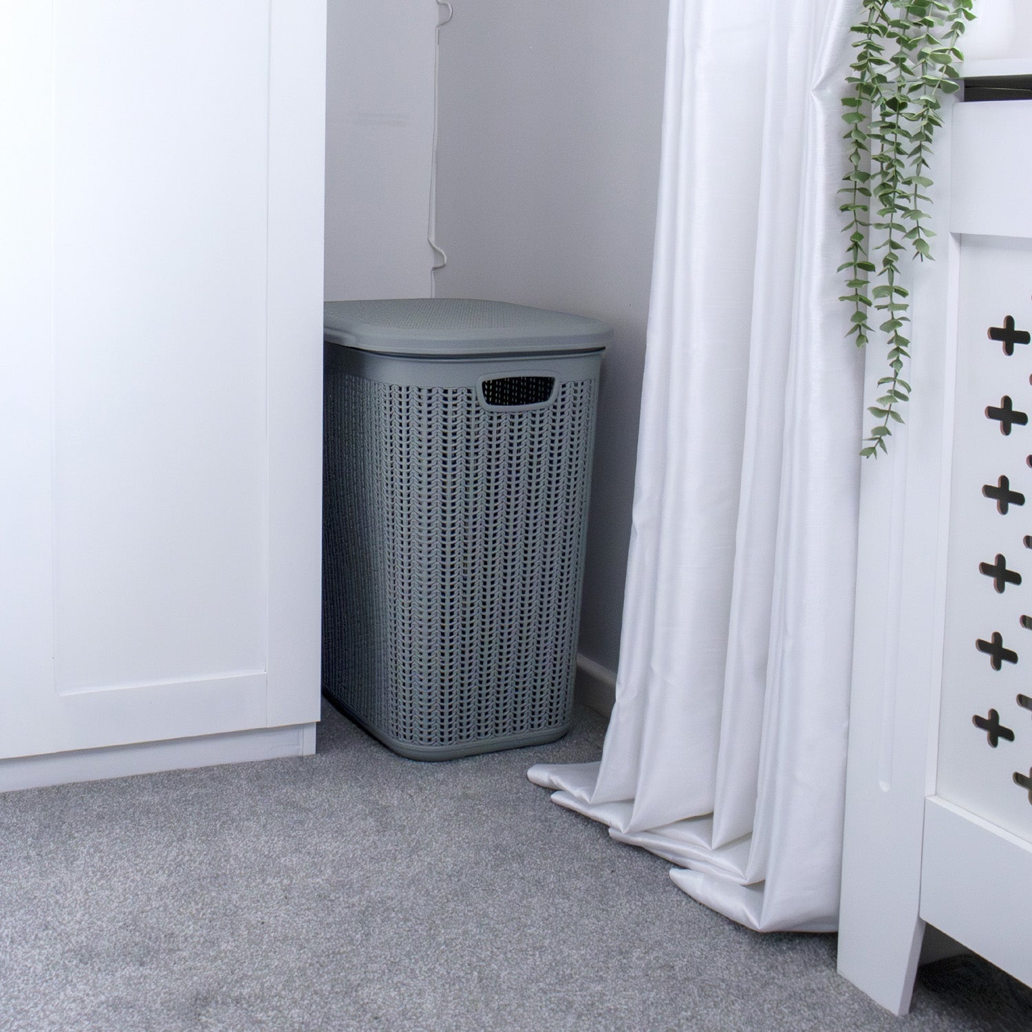 Loop Grey 50L Laundry Basket