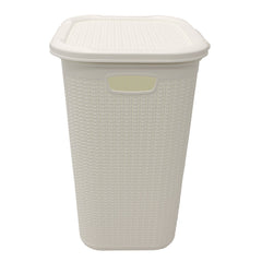 Loop Ivory 50L Laundry Basket