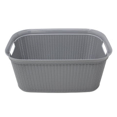 Loop Grey 38L Rectangular Laundry Basket