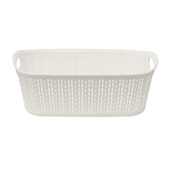 Loop Ivory 3L Rectangular Storage Basket