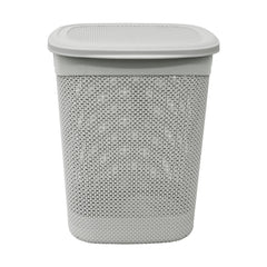 Droplette Ice Grey 52L Laundry Basket