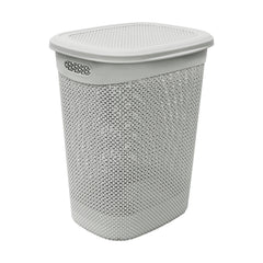 Droplette Ice Grey 52L Laundry Basket
