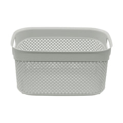 Droplette Ice Grey 9L Storage Basket
