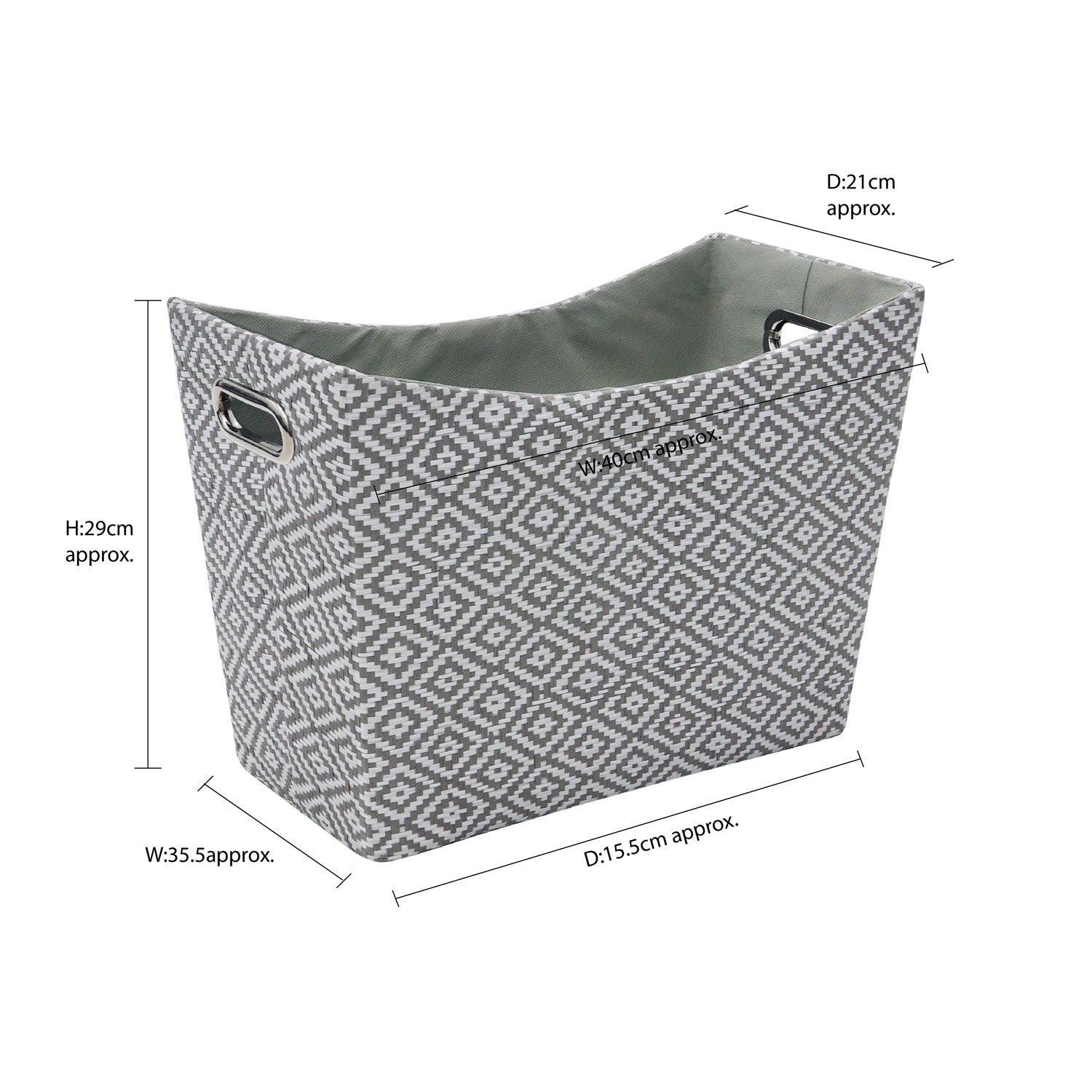 Argyle Paper Magazine Holder