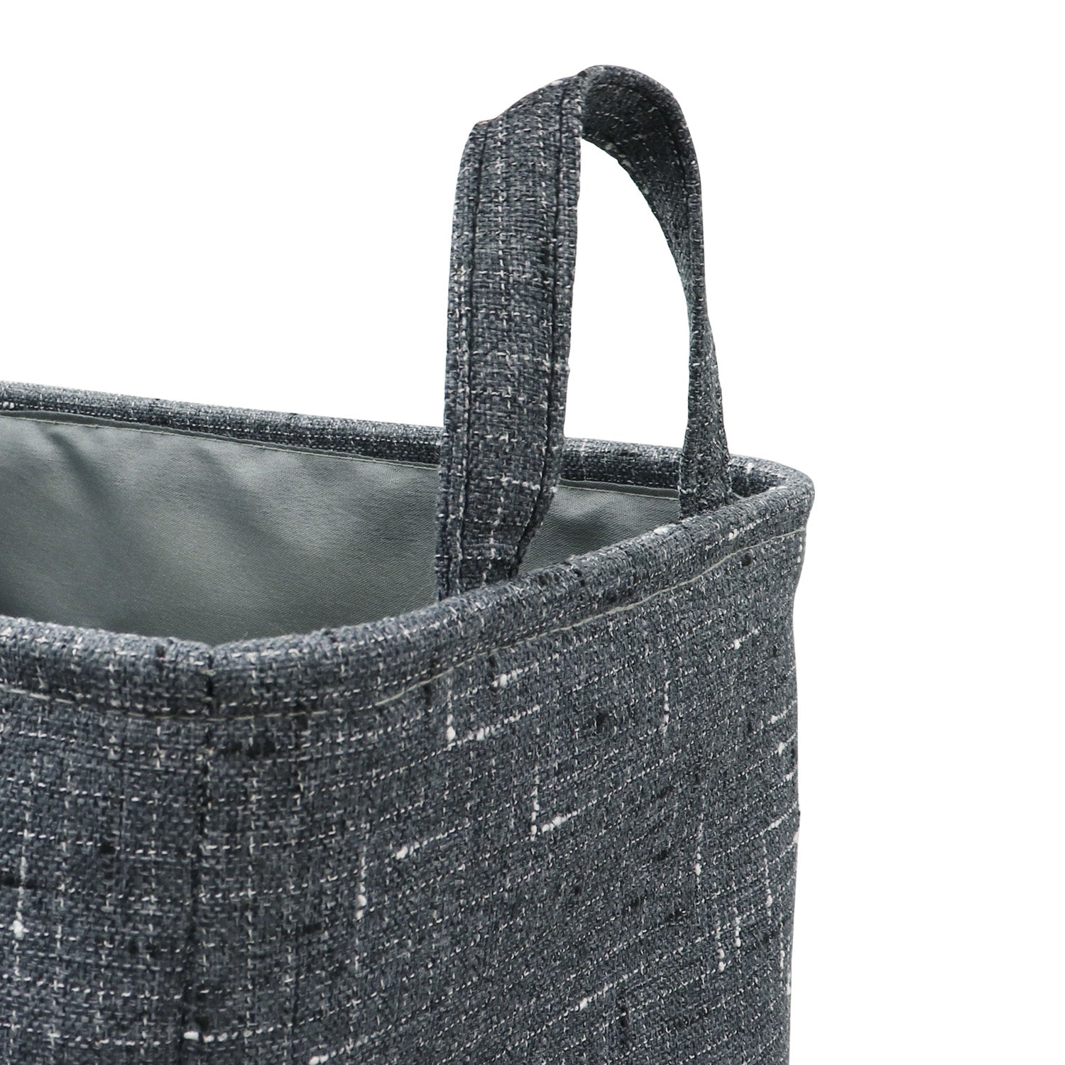 Shadow Set of 3 Rectangular Fabric Storage Baskets with Handles