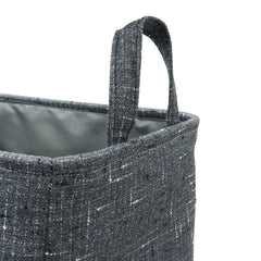 Shadow Set of 3 Rectangular Fabric Storage Baskets with Handles