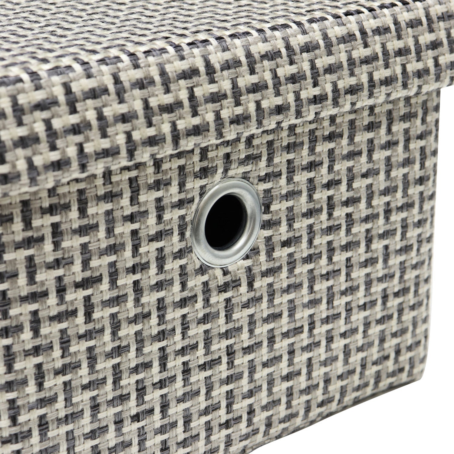 Silva Set of 3 Rectangular Fabric Storage Boxes with Lids