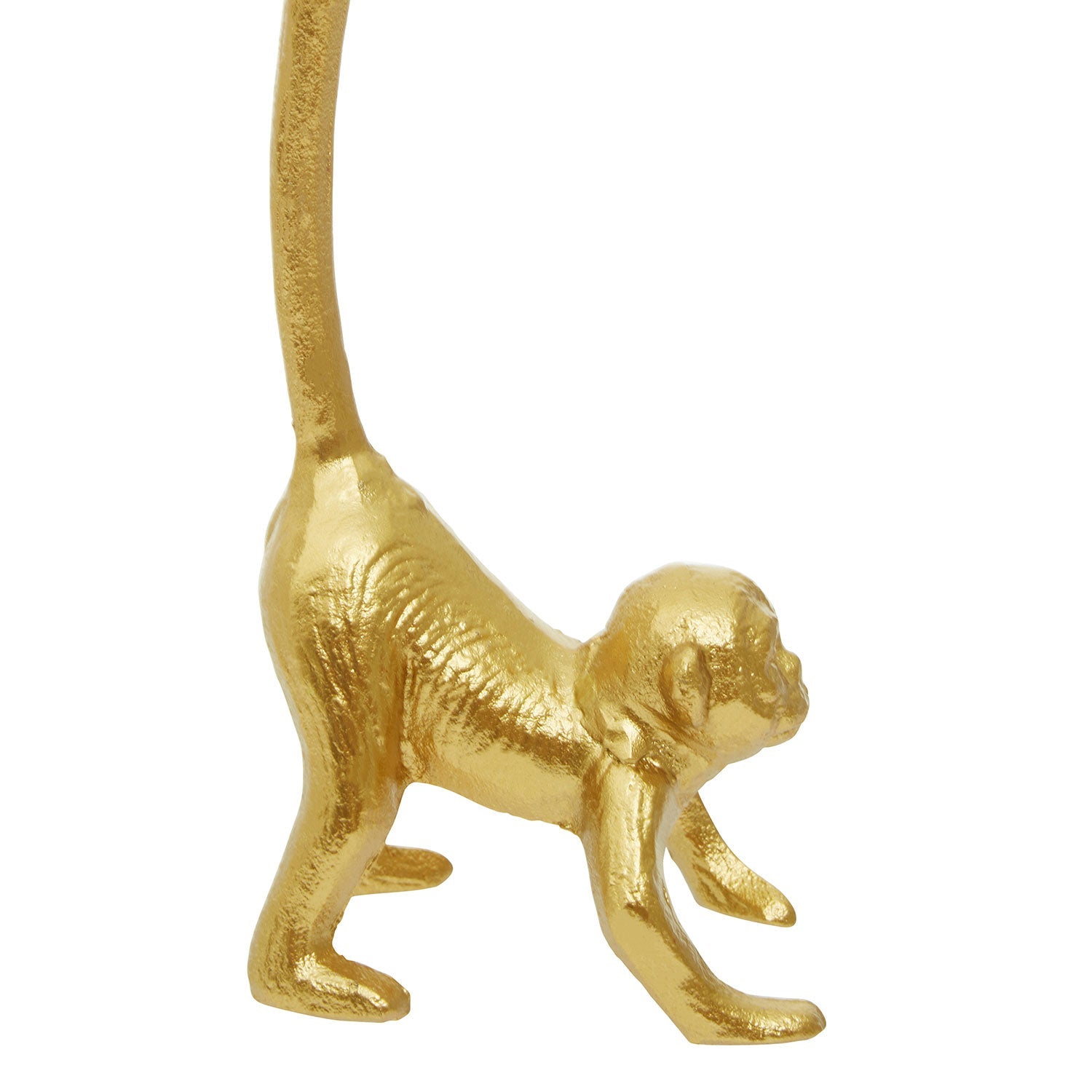 Fauna Gold Finish Monkey Toilet Roll Holder