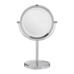 Clara Chrome Plated LED Mirror
