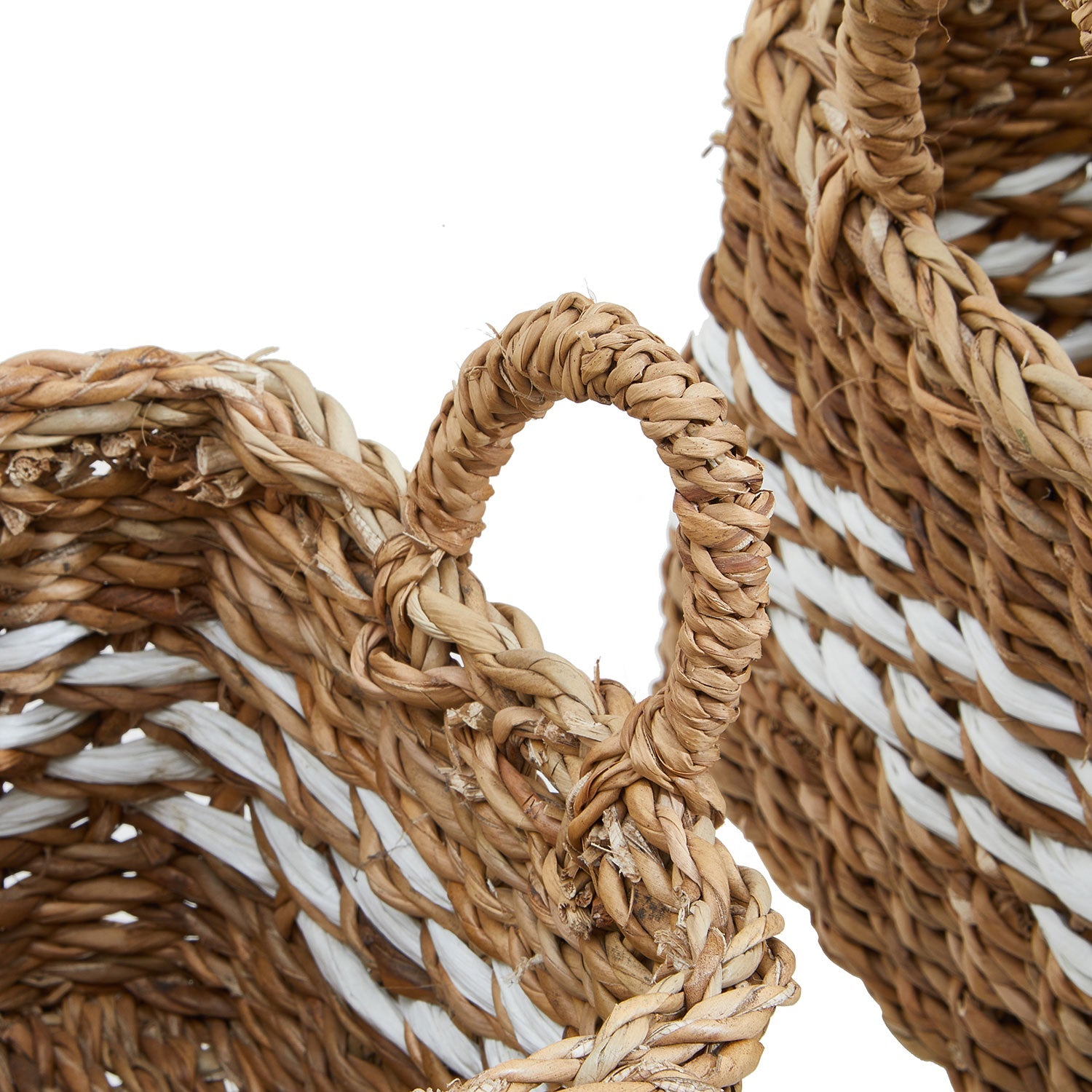 Lidi Set Of Two Square Seagrass Baskets