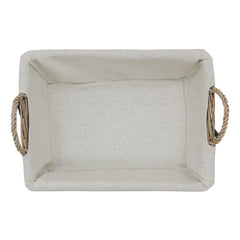 Arianna Antique Wash Rectangular Willow Storage Basket