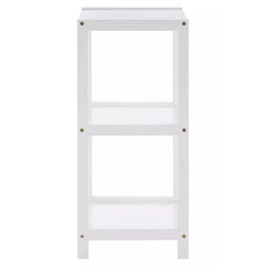 Dara 3 Tier White Rustic Bathroom Shelf